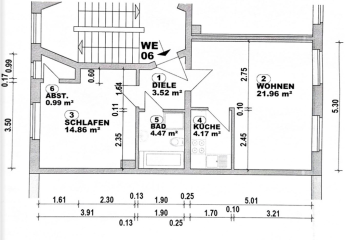 Kompakte 2-Zimmer mit Einbauküche, Laminat und Wannenbad in guter Lage