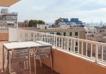 Grosses Apartment am Palma Tennis Club mit Terrasse und toller Aussicht