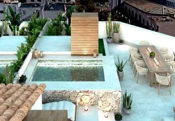 Neugebautes Penthouse mit Dachterrasse und Pool zu verkaufen in Santa Catalina, Palma