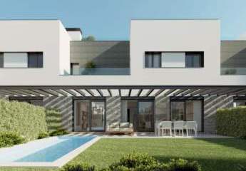 Neue Villa mit Pool in Laufnähe zum Strand zu verkaufen in Palma de Mallorca