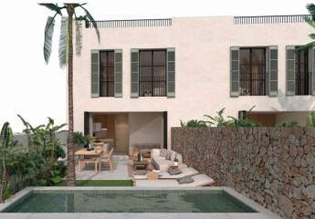 Neu gebaute Reihenhäuser mit Pool und Garten in Molinar zu verkaufen, Mallorca