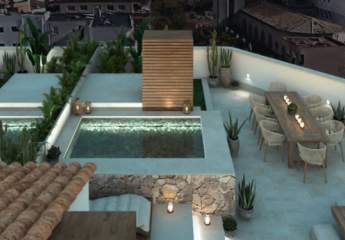 Penthouse mit privatem Pool und Terrasse in Santa Catalina, Palma de Mallorca