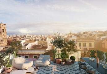 Elegantes Penthouse mit Dachterrasse in der Altstadt von Palma zu verkaufen