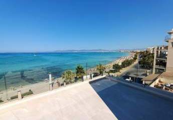 Modernes erste Linie Penthouse für alle Sinne an der Playa de Palma auf Mallorca