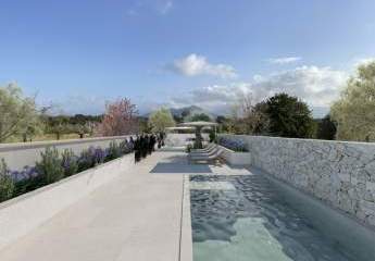 Neues elegantes Stadthaus mit Pool und Terrassen in Alaro, Mallorca