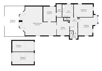 WRS Immobilien - Babenhausen - Großer Garten mit Zweifamilienhaus + Doppelgarage - ruhige Lage