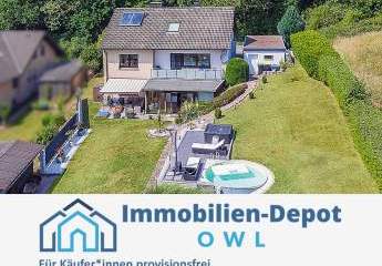 Freistehendes Zuhause mit Fernblick, kleinem Pool und viel Raum zur Entfaltung