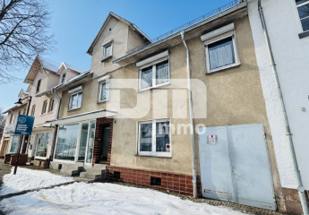 Wohn- und Gewerbeensemble + 3 Nebengebäude auf großem Grundstück in zentraler Lage