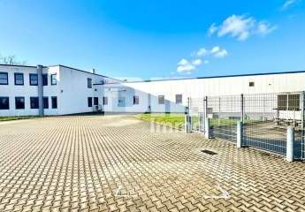 Vielseitiger Gewerbekomplex Halle + Büro / Freifläche - Top Infrastruktur direkt am A44 / A49 Kreuz