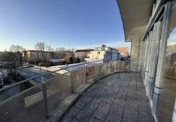 Wohnen über der Stadt schöne 3-R-Wohn.Atelier-Wohnung ca.124,60m² mit  Dachterrasse zu vermieten.