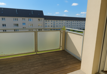 Angebot der Woche ! schöne 4-R.Wohnung ca.71,45m2 im 3.OG.mit schöner sonnigen Balkon zu vermieten.