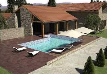 Baugrundstück mit gigantischen 11.500m² und Baugenehmigung für ein Anwesen mit Pool