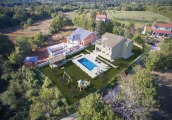 Istrische Luxus Neubau-Designer-Villa mit Swimmingpool in ruhiger und idyllischer Lage von Zminj