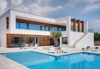 Moderne Luxus Designer-Villa mit Meerblick, Swimmingpool und Sauna in Vodnjan