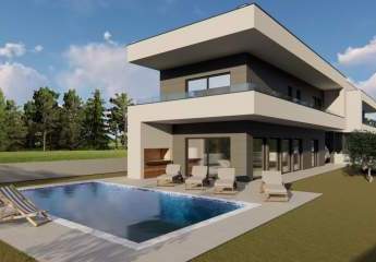 Moderne Luxus Designer-Villa mit Swimmingpool in zentraler und zugleich ruhiger Lage von Marčana
