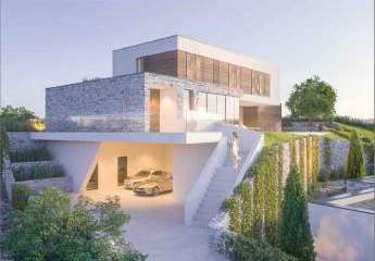 Exclusive Neubau Luxus Designer-Villa mit Swimmingpool und Panorama-Meerblick in ruhiger Lage von Vodice