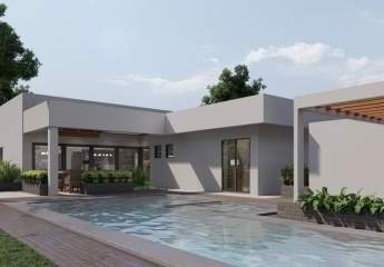 Moderner Designer Neubau-Bungalow mit Swimmingpool in idyllischer Lage von Kanfanar