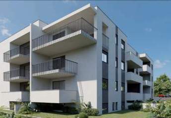 Moderne Designer Neubau-Souterrainwohnung mit Terrasse und Garten in Vodice