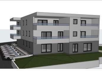 Moderne Designer Neubau-Erdgeschosswohnung mit Terrasse, Garten und Swimmingpool in Meeresnähe in Banjole