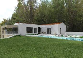 2.000 m² großes Grundstück für Wohnbau mit Projektierung für eine Villa mit Swimmingpool in Sveti Petar u Šumi