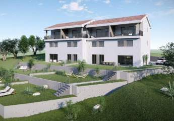 Moderne Neubau Designer-Erdgeschosswohnung mit Garten in unmittelbarer Meeresnähe von Soline bei Dobrinj