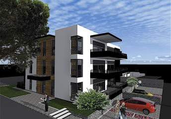 Moderne Designer-Neubau-Erdgeschosswohnung mit schöner gemütlicher Terrasse in Medulin