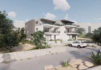 Moderne Neubau Designer-Penthouse mit zwei Terrassen und Meerblick in erster Meeresreihe von Brodarica