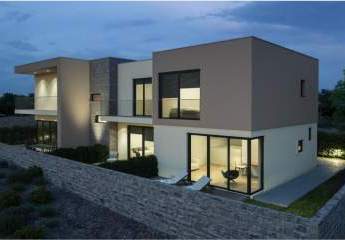 Modernes Neubau Luxus Designer-Reiheneckhaus mit herrlichem Meerblick in Vodice