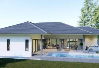 Wo Luxus auf Ruhe in Hua Hin trifft– Moderne Villa mit 3 Schlafzimmern Typ A (Neubau Projekt)