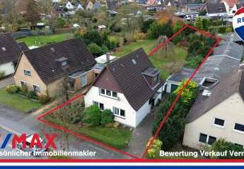 Raumwunder mit schönem Garten - Anbau zum Zweifamilienhaus genehmigt