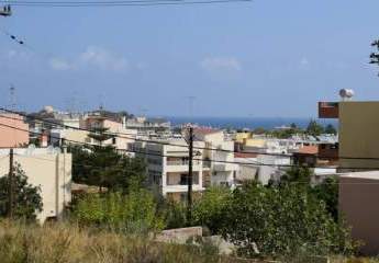 Kreta, Rethymno: Grundstück im Zentrum mit Meerblick zu verkaufen