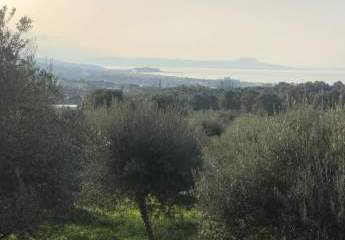 Zum Verkauf auf Kreta: Grundstück mit fantastischer Aussicht in der Nähe von Adele