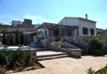 Luxuriöse neue Villa mit Blick auf die Insel Spinalonga