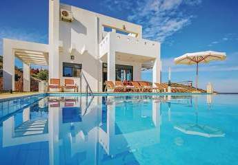 Erstaunliche Villa mit Blick auf das Meer auf Kreta