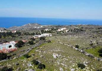 Kreta, Kokkino Chorio: Grundstück mit unschlagbarem Meerblick zu verkaufen