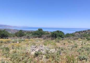 Kreta, Kounali: Baugrundstück mit Meerblick in ruhigem Dorf zu verkaufen
