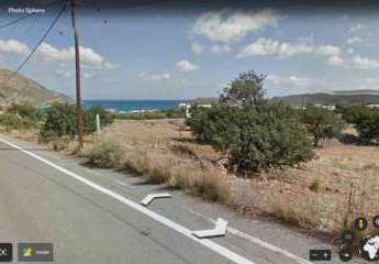 Kreta, Plaka Elounda: Grundstück mit Meerblick und Baugenehmigung zu verkaufen