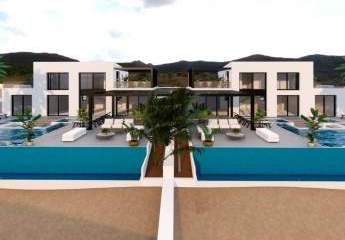 NEUBAU-PROJEKT: Schöne Villa mit Meerblick zum Verkauf in Kokkino Chorio
