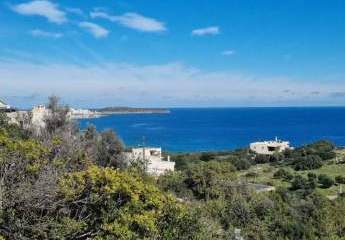 Kreta, Ammoudara bei Agios Nikolaos : Baugrund mit Meerblick in Stadt- und Strandnähe zu verkaufen