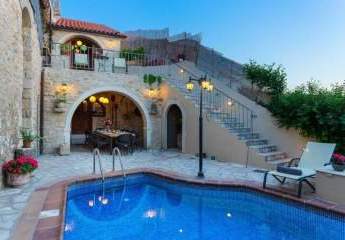 Kreta, Amnatos: Wunderschöne Steinvilla zu verkaufen
