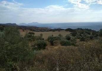 Südkreta, Triopetra: Grundstück mit wunderschönem Meerblick zu verkaufen