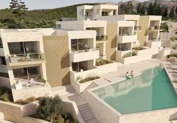 MIT VIDEO! Kreta, Kalyves: Luxusapartment zu verkaufen - mit atemberaubenden Meerblick und nur wenige Meter vom Strand entfernt