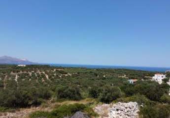 Kreta, Plaka Chania: Erstklassiges Grundstück mit Panoramablick zu verkaufen