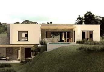 Kreta, Episkopi: Neubau-Projekt! Fabelhafte Villa mit Pool und Meerblick zu verkaufen