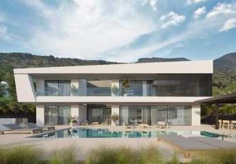 Kreta, Chersonisou: Moderne Luxusvilla mit freiem Meerblick zu verkaufen