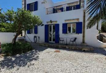 Kreta, Kokkino Chorio: Steinvilla im Kykladenstil mit toller Aussicht zu verkaufen