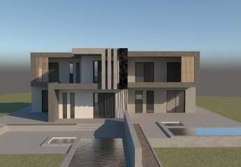 Kreta, Kokkino Chorio: Neubau-Projekt! Luxusvilla mit privatem Pool und Meerblick zu verkaufen
