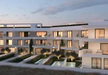Kreta, Neubau-Apartment mit Swimmingpool im EG am Stadtrand von Heraklion
