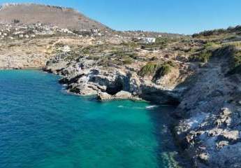 Kreta - Plaka: Meeresfront Baugrundstück mit Baugenehmigung zu verkaufen