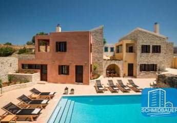 Kreta, Sivas: Schönes Steinhaus mit Gemeinschaftspool zu verkaufen
